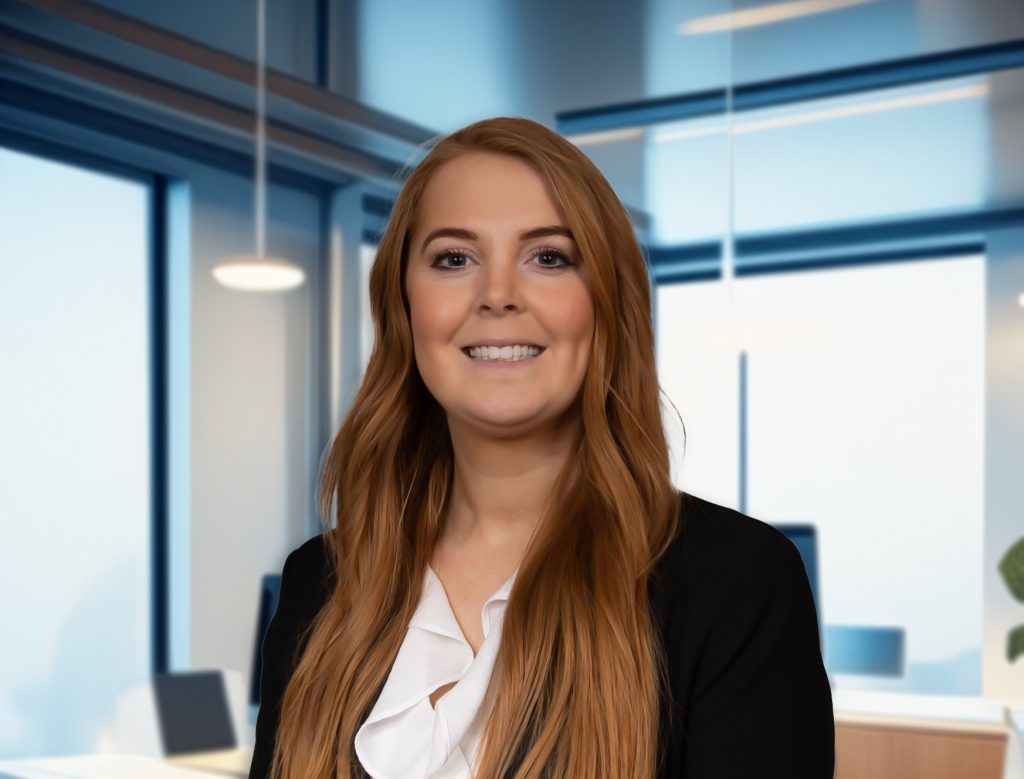 Kirsty with office background